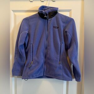 Patagonia Full Zip Fleece Jacket Purple XS (can Fits Small too) Lightweight Cozy